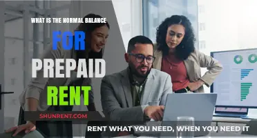 Understanding the Normal Balance for Prepaid Rent in Accounting