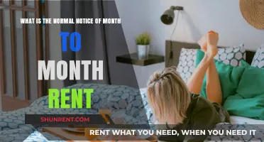 Understanding Standard Notice Periods for Month-to-Month Rent Agreements