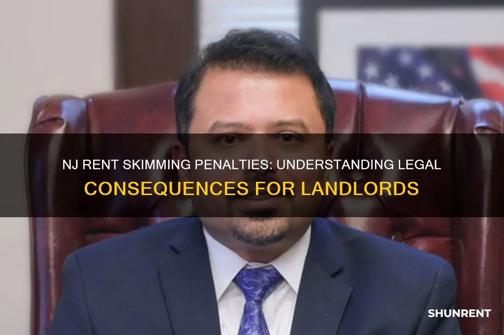 what is the penalty on rent skimming in nj