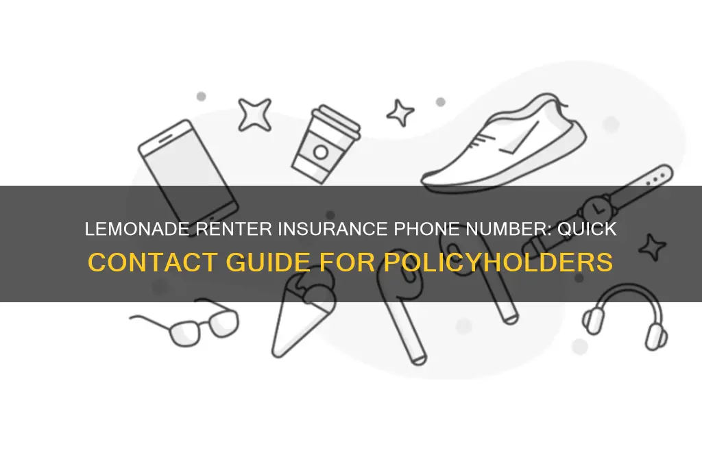 what is the phone number for lemonede renter insurance