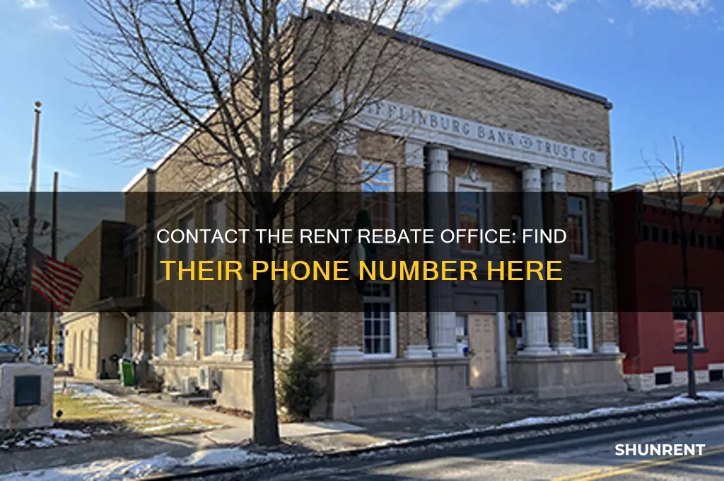 what is the phone number for the rent rebate office