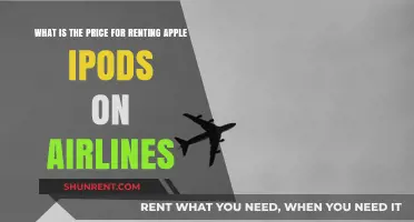 How Much Does It Cost to Rent Apple iPods on Airlines?