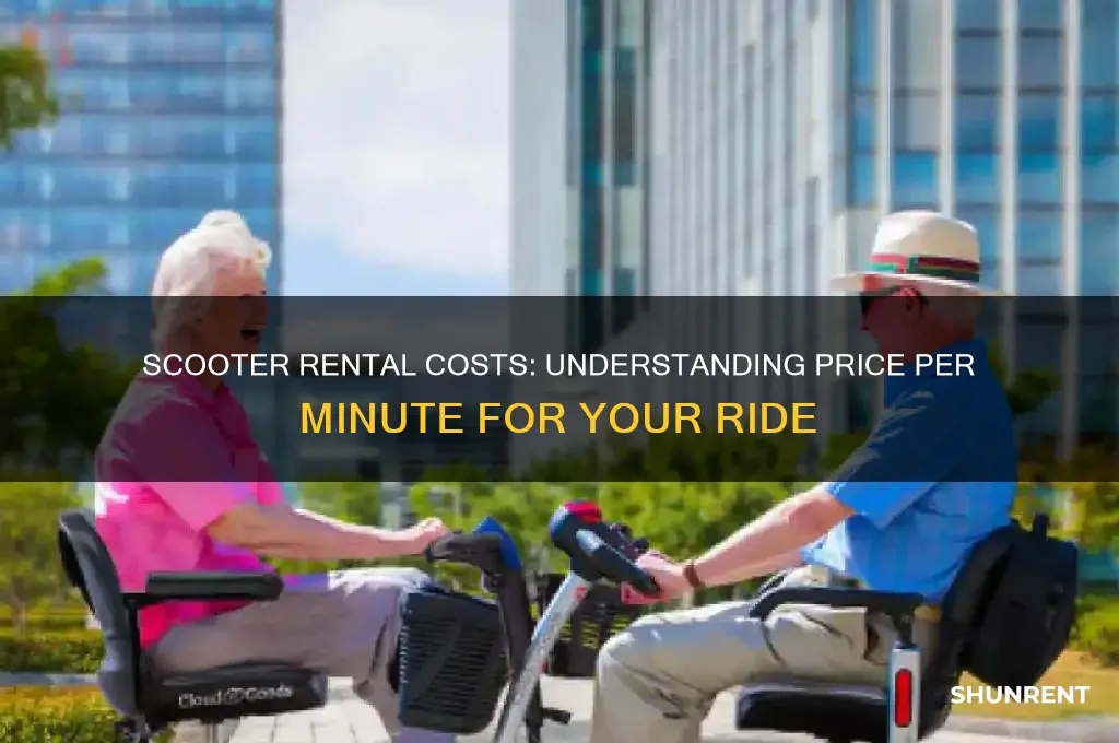 what is the price per minute to rent a scooter