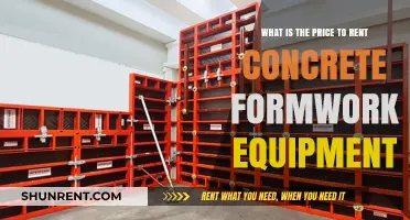 Concrete Formwork Equipment Rental Costs: What to Expect