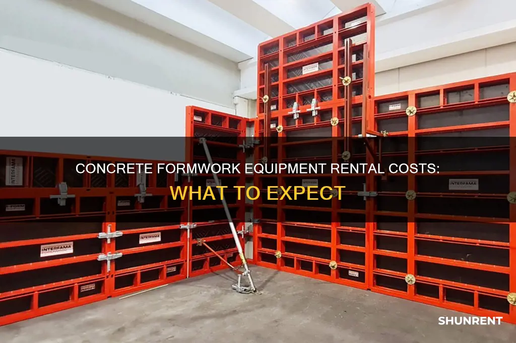 what is the price to rent concrete formwork equipment