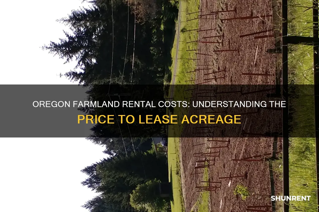 what is the price to rent farmland in oregon