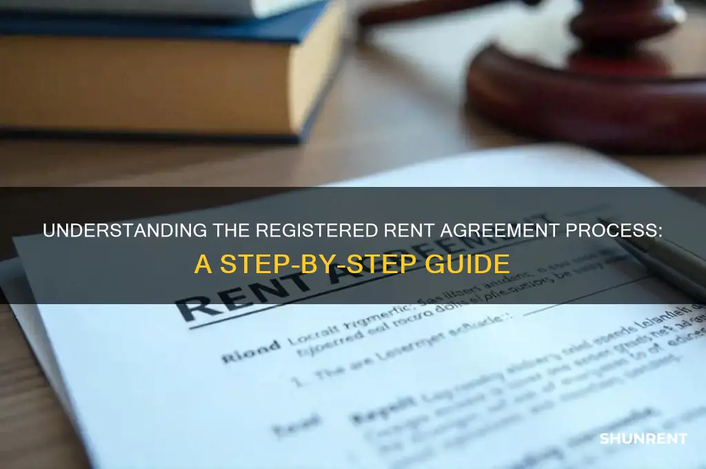 what is the process of registered rent agreement