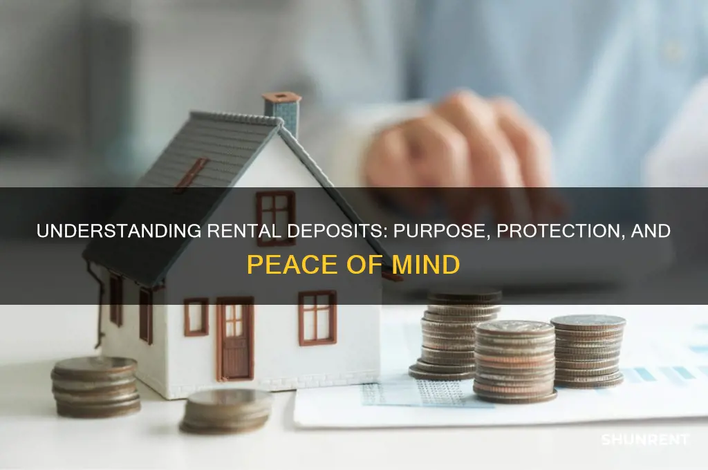 what is the purpose of a deposit when renting