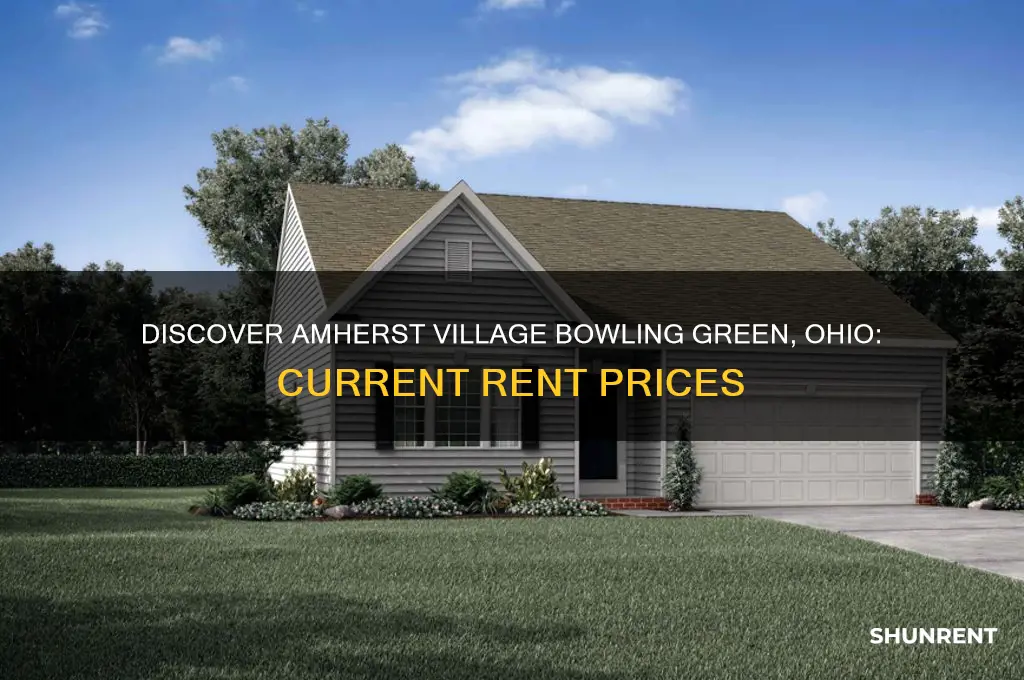 what is the rent at amherst village bowling green ohio