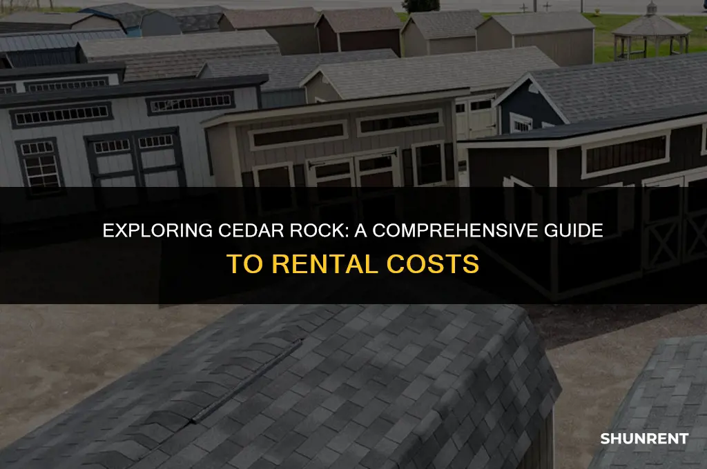 what is the rent at cedar rock
