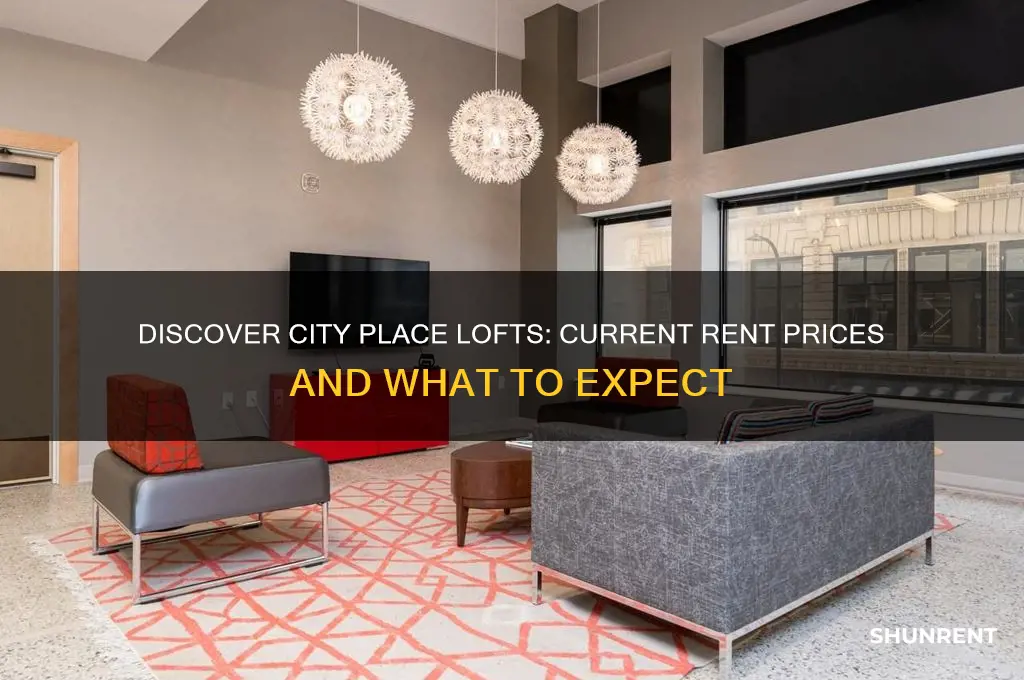 what is the rent at city place lofts