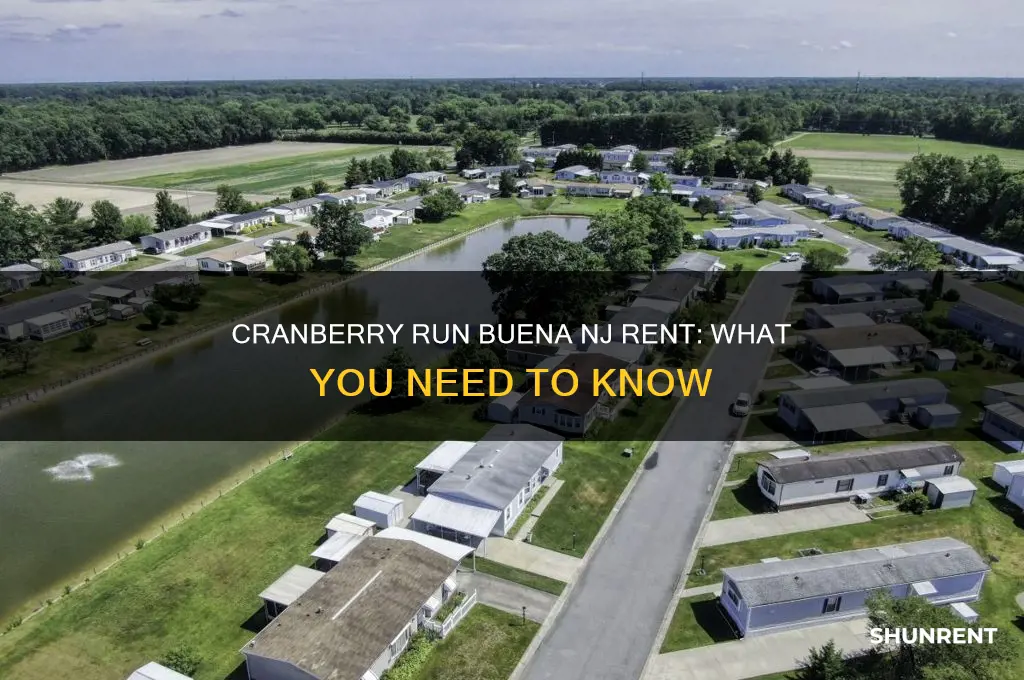what is the rent at cranberry rn buena nj