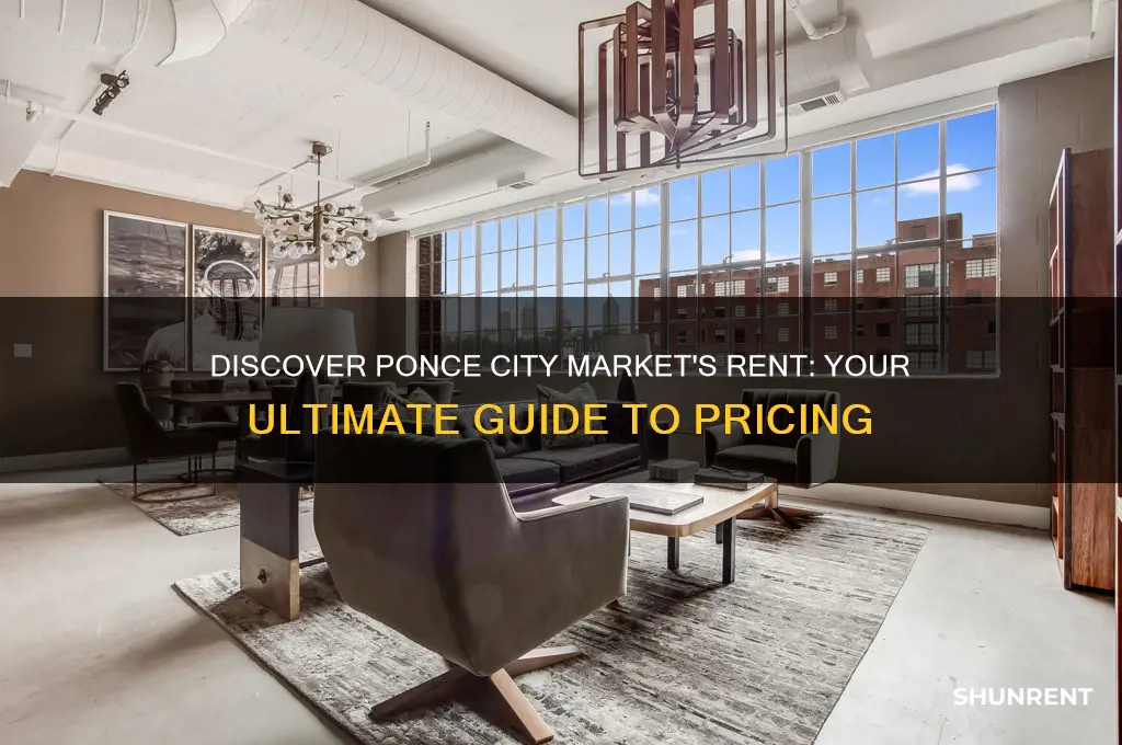 what is the rent at ponce city market
