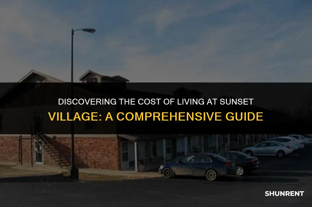 what is the rent at sunset village