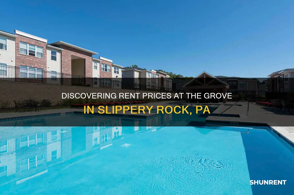 what is the rent at the grove slippery rock