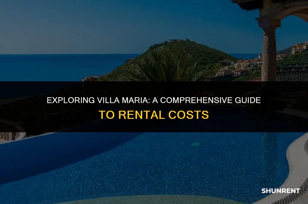 what is the rent at villa maria