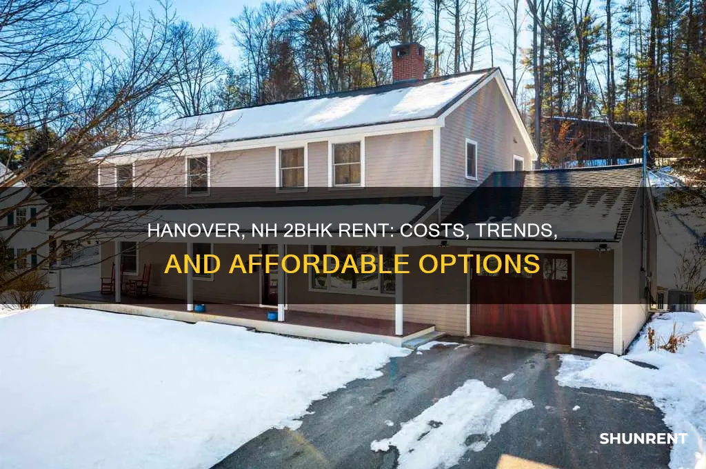 what is the rent for a 2bhk in hanover nh