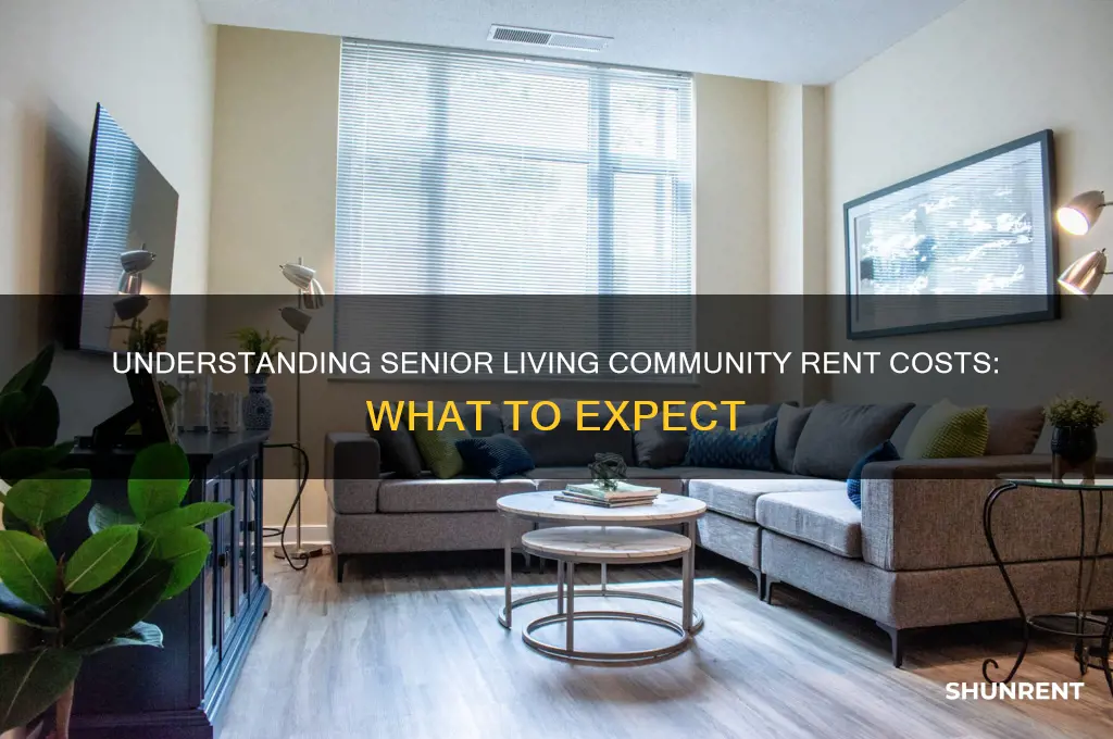 what is the rent for a senior living community