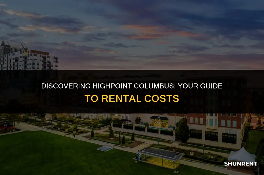 what is the rent for highpoint columbus