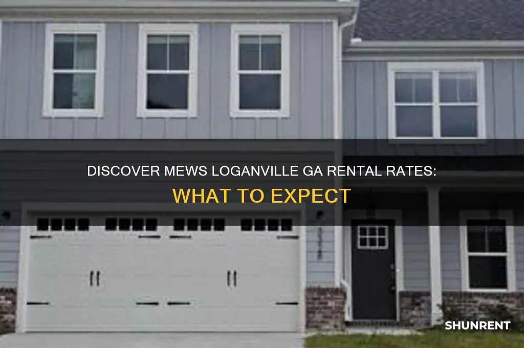 what is the rent for the mews loganville ga