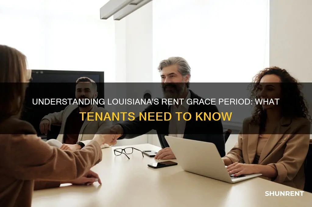 what is the rent grace period in louisiana