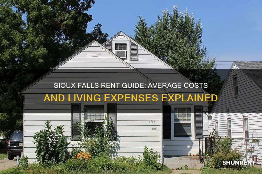 what is the rent in sioux falls south dakota