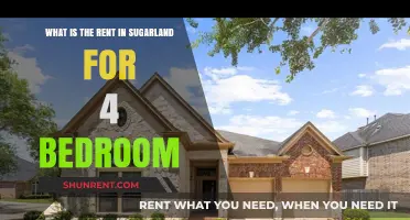 Sugarland's 4-Bedroom Rentals: How Much?