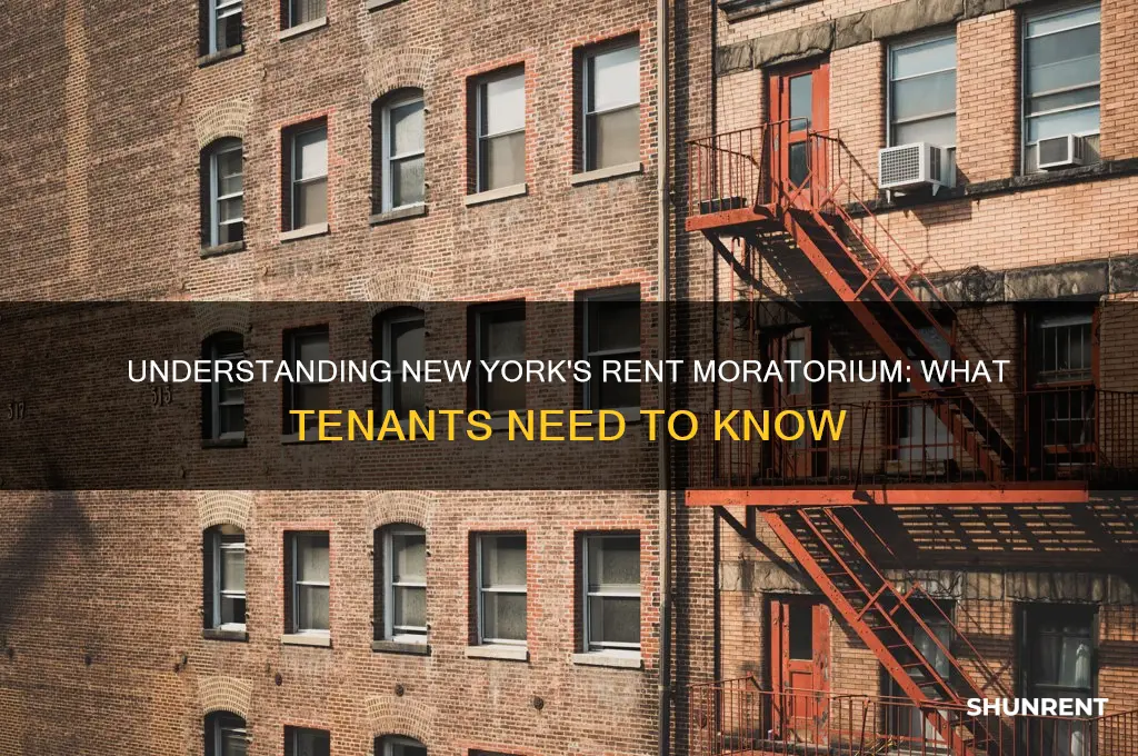 what is the rent moratorium in new york