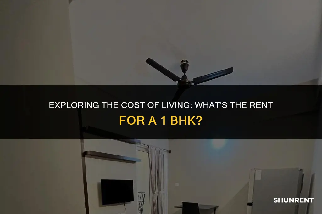 what is the rent of 1 bhk