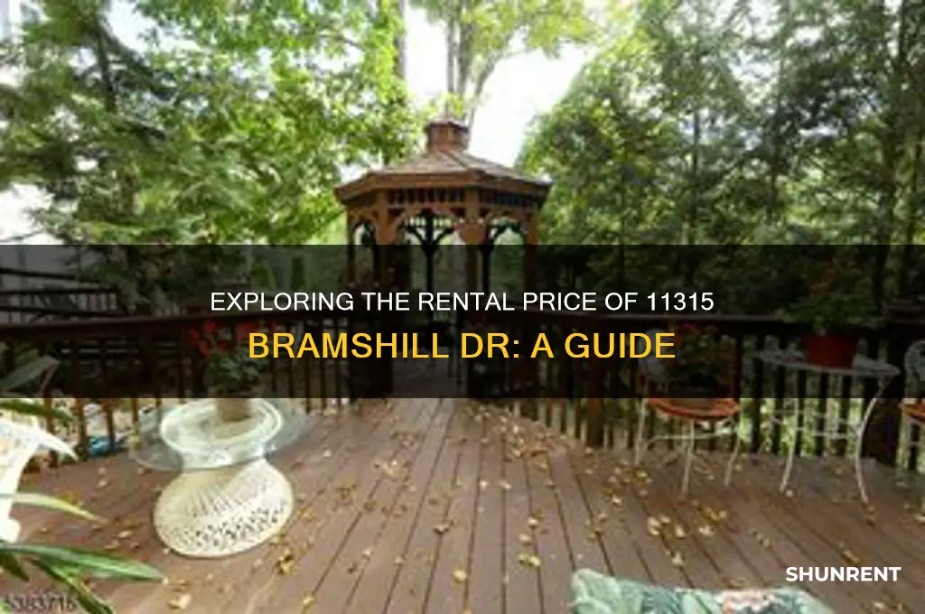what is the rent of 11315 bramshill dr