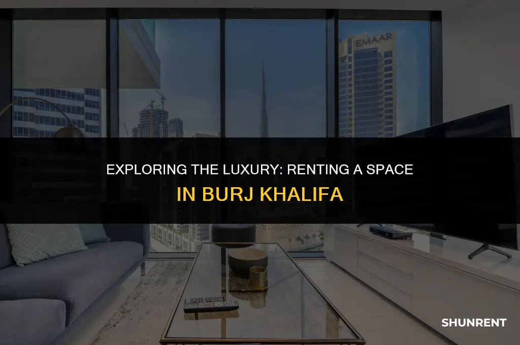 what is the rent of burj khalifa