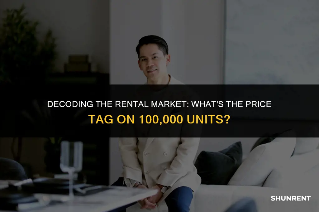 what is the rent on 100000 unit