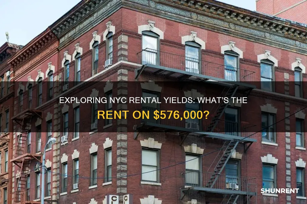 what is the rent on 576 000 in new york