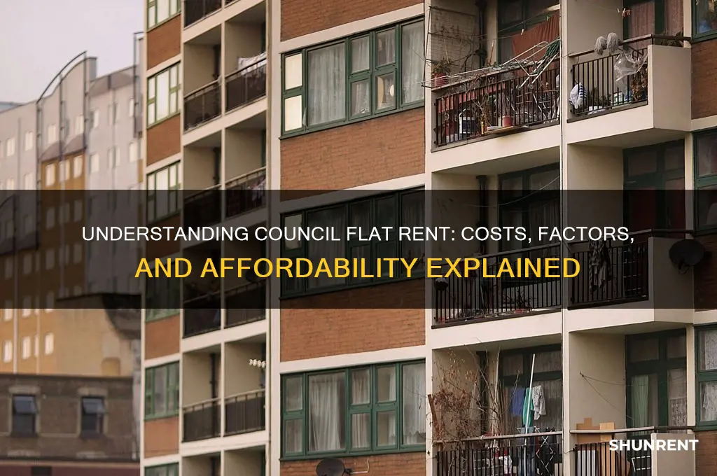 what is the rent on a council flat