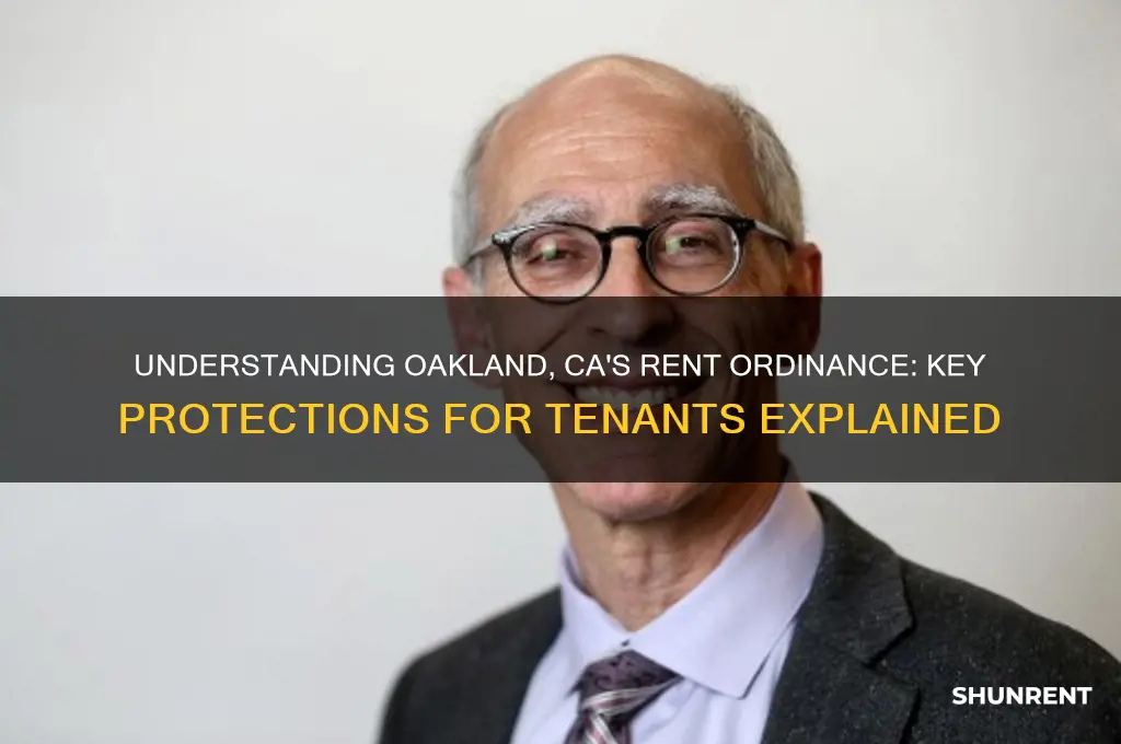 what is the rent ordinance in oakland ca