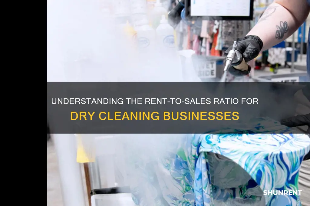 what is the rent to sales ratio for a drycleaner