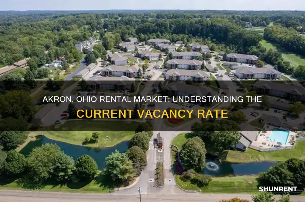 what is the rent vacancy rate in akron ohio