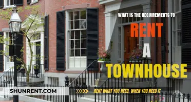 Essential Requirements for Renting a Townhouse: A Comprehensive Guide