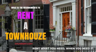 Essential Requirements for Renting a Townhouse: A Comprehensive Guide