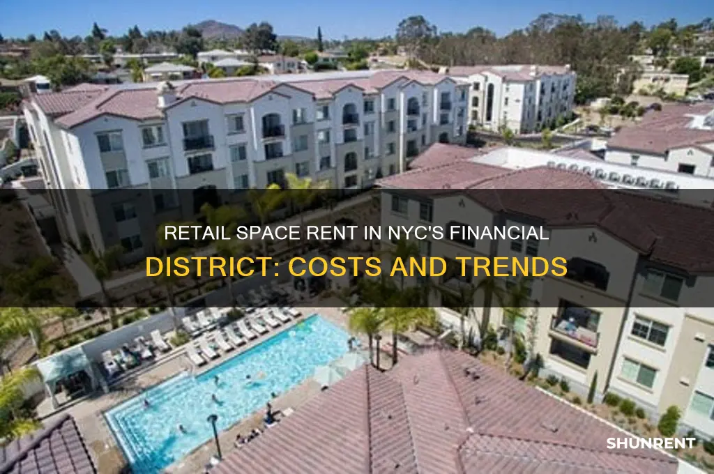 what is the retail space rent in financial district nyc