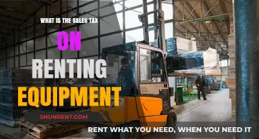 Understanding Sales Tax on Equipment Rentals: A Comprehensive Guide