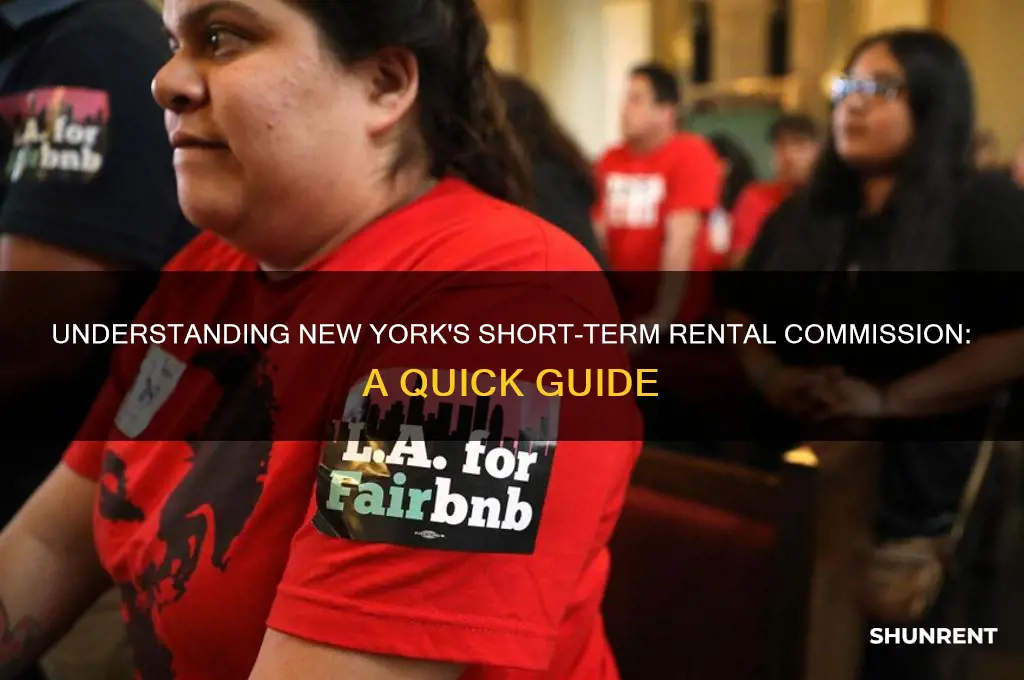 what is the short term rent commission in new york
