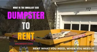 Dumpster Rental: Smallest Size Options Available