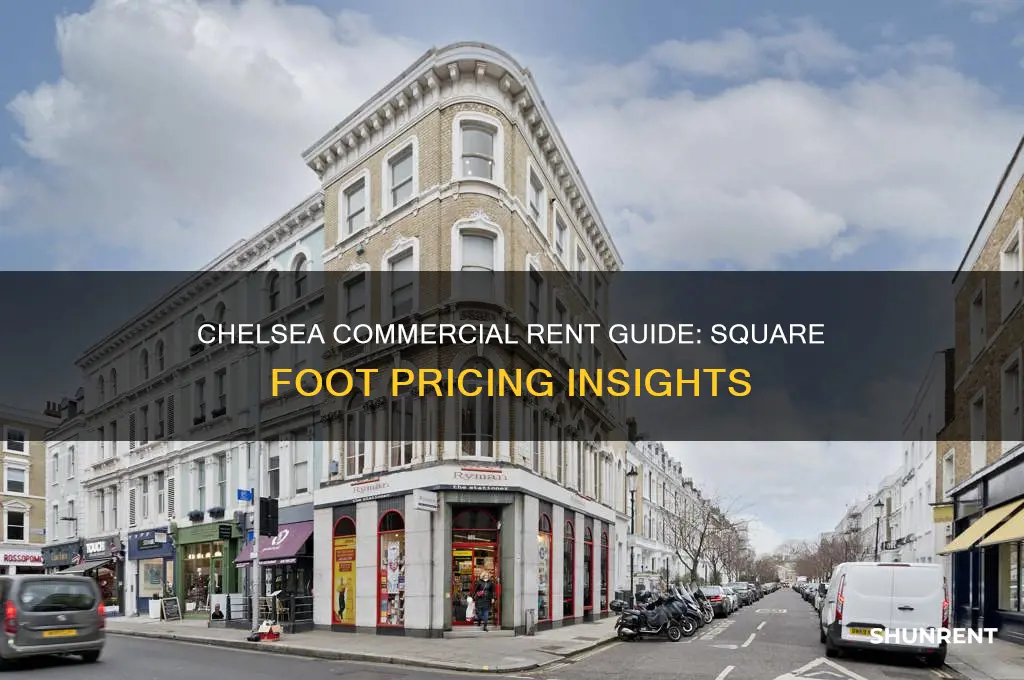 what is the square foot commercial rent in chelsea