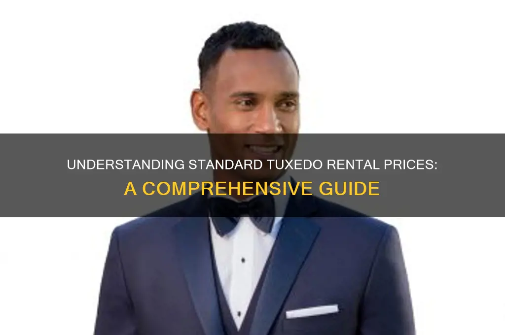 what is the standart price for tux rent