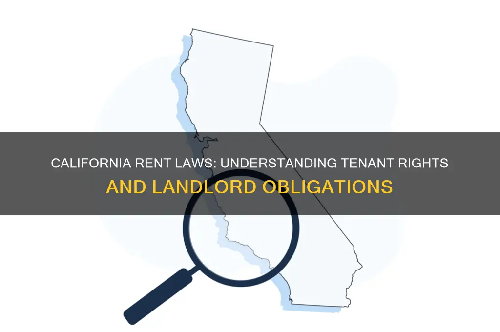 what is the state law in california for rent