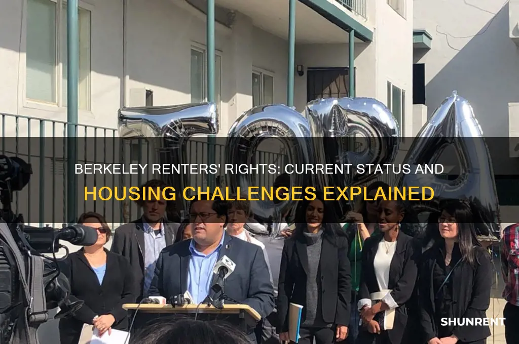 what is the status of the renter in berkeley
