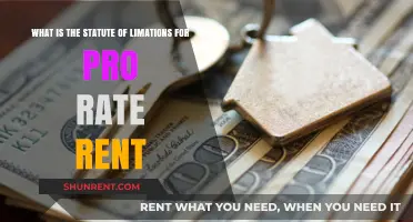 Understanding Pro-Rated Rent Statute of Limitations: Key Deadlines Explained