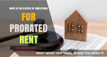 Understanding Prorated Rent: Statute of Limitations Explained for Tenants