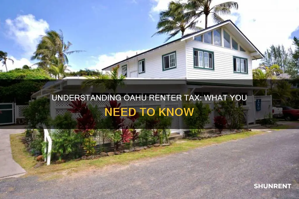 what is the tax as a renter in oahu